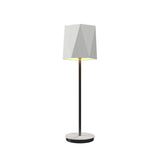 Facet Table Lamp By Accord, Color: Organic White, ,| Casa Di Luce Lighting
