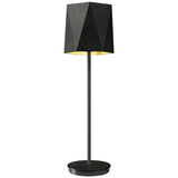 Facet Table Lamp Charcoal Small By Accord, ,| Casa Di Luce Lighting