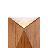 Facet Wall Sconce with White Stone Accent by Accord