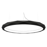 Facetado 1354 Pendant Light By Accord, Color: Organic Black, ,| Casa Di Luce Lighting
