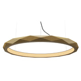 Facetado 1354 Pendant Light By Accord, Color: Organic Gold, ,| Casa Di Luce Lighting