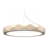 Facetado Pendant Light By Accord, Color: Organic Cappuccino, Size: Small, Medium, Large, ,| Casa Di Luce Lighting