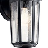 Fairfield Outdoor Wall Sconce Medium Black By Kichler - Detailed View1