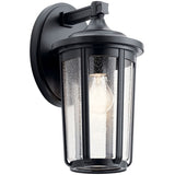 Fairfield Outdoor Wall Sconce Medium Black By Kichler