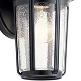 Fairfield Outdoor Wall Sconce Small Black By Kichler - Detailed View1