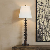 Famar Floor Lamp Faux Black Marble By Renwil Lifestyle View 2