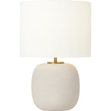 Fanny Wide Table Lamp by Visual Comfort Studio - Matte Concrete