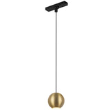 Faria Track Head Brushed Gold By Kuzco
