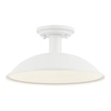 Farmley Outdoor Flush Mount 12 Inch Matte White