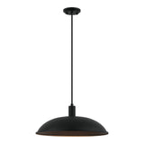 Farmley Outdoor Pendant 16 Inch Matte Black