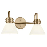 Farum Wall Sconce 2 Lights Champange Bronze By Kichler