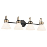Farum Wall Sconce 4 Lights Black Champage Bronze By Kichler