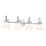 Farum Wall Sconce 4 Lights Chrome By Kichler