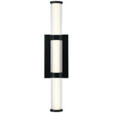 Fayton LED Outdoor Wall Sconce Black Medium By Eurofase