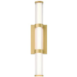 Fayton LED Outdoor Wall Sconce Gold Medium By Eurofase