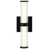 Fayton LED Outdoor Wall Sconce Small Black By Eurofase