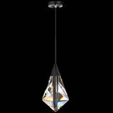 Fazzoletto Mini Pendant Black By Schonbek Beyond - Side View