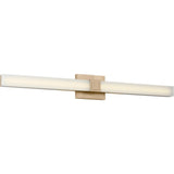 Fentress LED Vanity Light — 36 Inch, Satin Brass