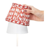 Fermoie Wicker Fabric Lampshade by Zafferano, view 6