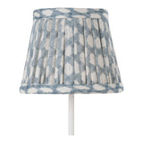 Fermoie Wicker Fabric Lampshade by Zafferano, Light Blue Wicker