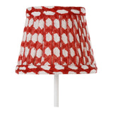 Fermoie Wicker Fabric Lampshade by Zafferano, Red Wicker