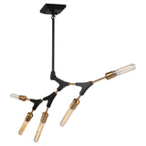 Filiali Chandelier Medium By Artcraft Side View