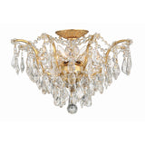 Filmore Semi Flush Mount 19'' Antique Gold