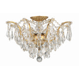 Filmore Semi Flush Mount 19'' Antique Gold