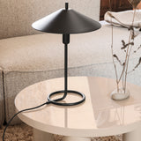 Filo Round Table Lamp Black Black By Ferm Living Lifestyle View