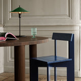 Filo Round Table Lamp Black Dark Olive By Ferm Living Lifestyle View