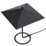 Filo Square Table Lamp Black Black By Ferm Living - Front View