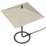 Filo Square Table Lamp Black Cashmere By Ferm Living - Front View