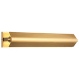 Finneas Vanity Light Medium Aged Gold Brass By Matteo - Front View