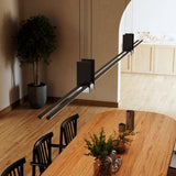 Fino Duo Linear Suspension Stain Black By Sonneman Lifestyle View1