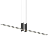 Fino Duo Linear Suspension Stain Black By Sonneman