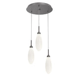 Fiori Multi-Light Pendant By Hammerton, Number Of Lights: 3 Light, Finish: Garaphite