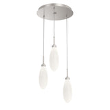 Fiori Multi-Light Pendant By Hammerton, Number Of Lights: 3 Light, Finish: Metallic Beige Silver