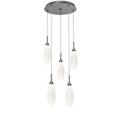 Fiori Multi-Light Pendant By Hammerton, Number Of Lights: 5 Light, Finish: Graphite