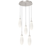Fiori Multi-Light Pendant By Hammerton, Number Of Lights: 3 Light, Finish: Metallic Beige SilverFiori Multi-Light Pendant By Hammerton, Number Of Lights: 5 Light, Finish: Metallic Beige Silver