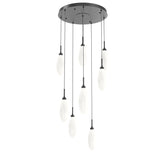 Fiori Multi-Light Pendant By Hammerton, Number Of Lights: 8 Light, Finish: Matte Black