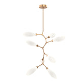 Fiori Vine Chandelier By Hammerton, Size: Medium, Finish: Novel Brass