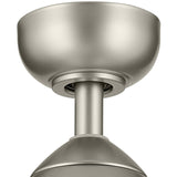Fit 54” Outdoor Ceiling Fan Painted Brushed Nickel Silver By Kichler - Detailed View1