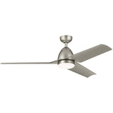Fit 54” Outdoor Ceiling Fan Painted Brushed Nickel Silver By Kichler
