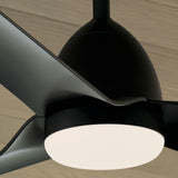 Fit 54” Outdoor Ceiling Fan Satin Black Satin Black By Kichler - Lifestyle View2