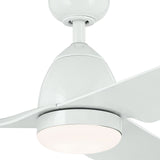 Fit 54” Outdoor Ceiling Fan White By Kichler - Detailed View
