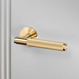 Fixed Door Handle Cross Brass By Buster And Punch
