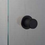 Fixed Door Knob Linear Welders Black Single Side By Buster And Punch