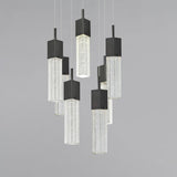 Fizz III LED Pendant by ET2 - 7-Light, Bronze
