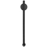 Flauta Wall Light Large Black By Flos