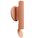 Flauta Wall Light Small Anodized Copper By Flos - Side View